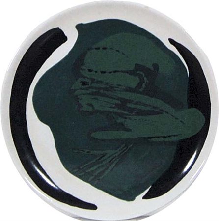 BRINDISI REMO Roma 1918 - Lido di Spina 1996 Pastorale piatto in ceramica...