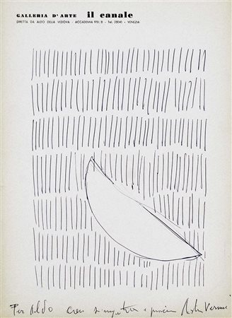 VERMI ARTURO Bergamo 1928 - Paderno dAdda 1988 senza titolo disegno a biro su...