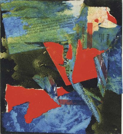 GUARNIERI ODDINO Cavarzere 1932 senza titolo 2008 tecnica mista e collage su...