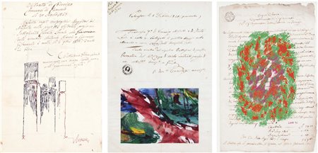 NANNI M. - MONTANARINI L. - GARD F. Soggetti vari lotto di tre tecniche miste...