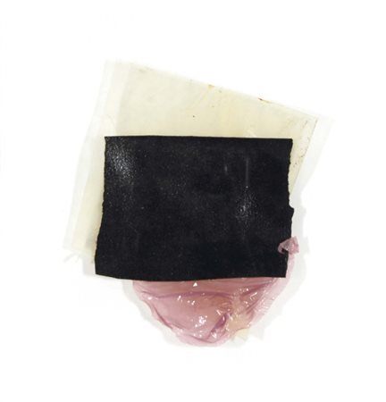 PATELLI PAOLO Venezia 1934 Babel II 1979 tecnica mista e collage 27x25 cm...