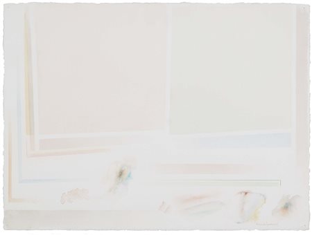 GUARNIERI RICCARDO Firenze 1933 Rosa e verde - due campi dall'alto 2004...