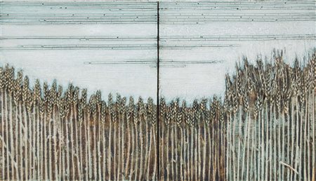 VIVIANI VANNI San Giacomo delle Segnate (MN) 1937-2002 Paesaggio tecnica...