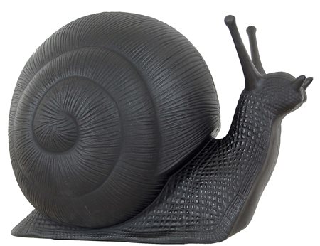 CRACKING ART GROUP 1993 Chiocciola multiplo in plastica nera es. 23/200...