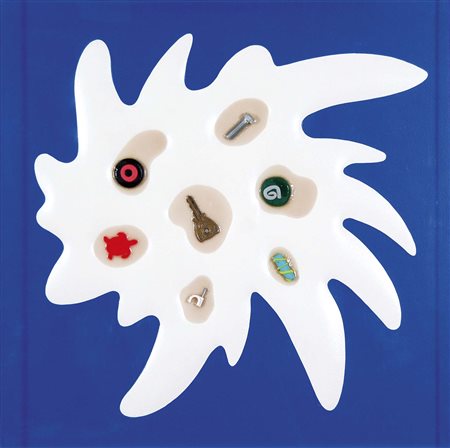 NUCARA RENZO Crema 1955 Bang 10-37 2011 legno, carta, colore serigrafico,...