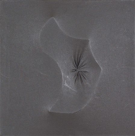 AMADIO GIUSEPPE Todi 1944 Oargo tela estroflessa 30,5x30,5 cm firma e titolo...