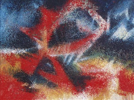 GARDENAL LUIGI Mestre 1950 senza titolo olio su tela 30x40 cm firma al retro