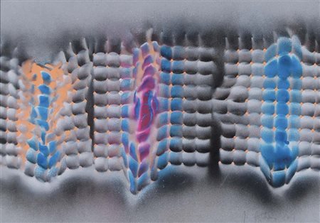 COSTALONGA FRANCO Venezia 1933 Destrutturazione 2001 acrilici su carta...