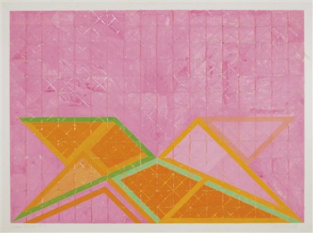 LEVERETT DAVID Regno Unito 1938 Colour structure nr. 5 1971 tecnica mista su...