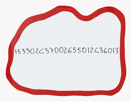 PISTOLETTO MICHELANGELO Biella 1933 Frattali 1999/2000 smalti su specchio...