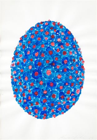 KAZUMASA MIZOKAMI (1958)Senza Titolo, 2004Tecnica mista su cartacm 34x24Firma...