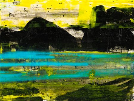 GIOVANNI FRANGI (1959)Santafé, 2004Tecnica mista su cartoncinocm 60,5x80Firma...