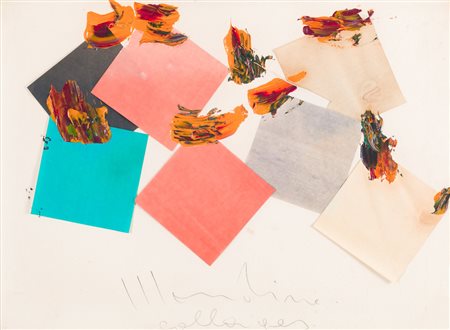 ALDO MONDINO (1938-2005)CollagesTecnica mista e collage su cartoncinocm...