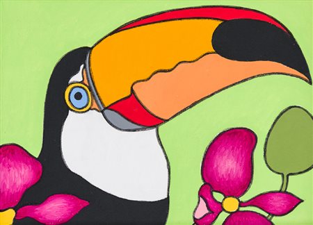 LUIGI MASTRANGELO (1958)Senza Titolo, 2016Acrilici su telacm 18x24Firma e...