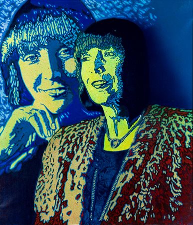 GIANGIACOMO SPADARI (1938-1997)Ritratto di M. M., 1986Acrilici su telacm...