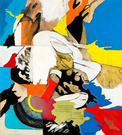 GIANGIACOMO SPADARI (1938-1997)Senza Titolo, 1965Acrilici su telacm...