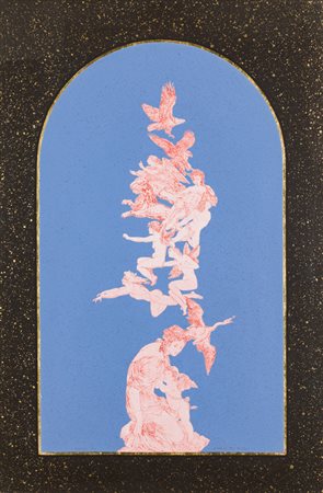 FERNANDO DE FILIPPI (1940)Le parole del vento, 1993Acrilici su telacm...