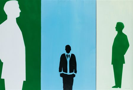 RENATO MAMBOR (1936-2014)Senza Titolo, 1998Acrilici su cartonecm 72x103Firma...