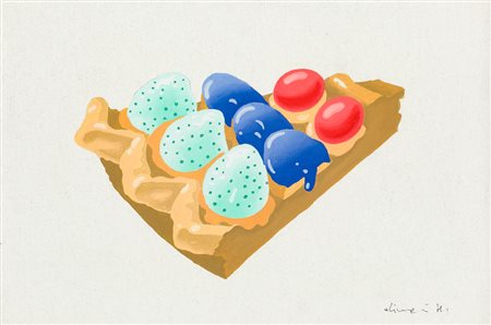 LUCA ALINARI (1943)Senza Titolo, 1974Acrilici su telacm 25x35Firma e...