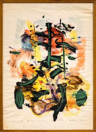 ARTURO CARMASSI (1925-2015)Senza Titolo, 1956Acquerello, inchiostro e...