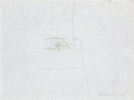 EMILIO SCANAVINO (1922-1986)Senza Titolo, 1958Inchiostro su carta intelatacm...