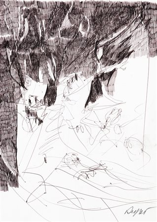 PIERO RUGGERI (1930-2009)Dal Caravaggio: la morte della Vergine,...