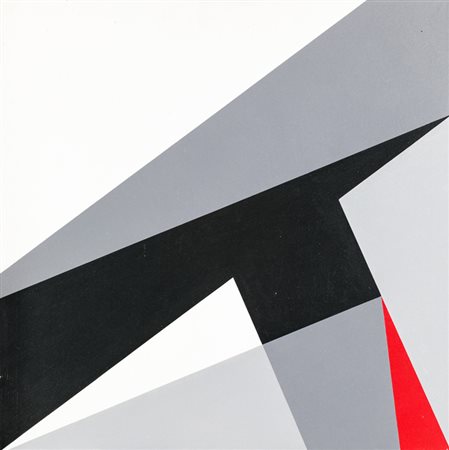 RENATO SPAGNOLI (1928)A_88/6, 1988Acrilici su telacm 70x70Firma, titolo e...