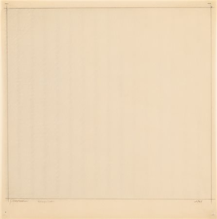 GIANFRANCO ZAPPETTINI (1939)Grafite 2B su carta - Analytica, 1975Grafite su...