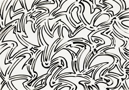 GIOVANNI ASDRUBALI (1955)Senza Titolo, 1987Tempera su cartacm 35x50Firma,...