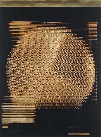 HEINZ MACK (1931)Senza Titolo, 1972Serigrafiacm 57,5x42,5Firma, datazione e...