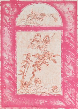 Fernando De Filippi SENZA TITOLO litografia su carta, cm 70x50 esemplare 49...