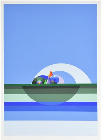 Keizo Morishita SENZA TITOLO serigrafia su carta, cm 70x50 esemplare 5 su 125...