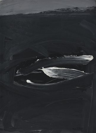 Fernando De Filippi COMPOSIZIONE tecnica mista su carta applicata su tela, cm...