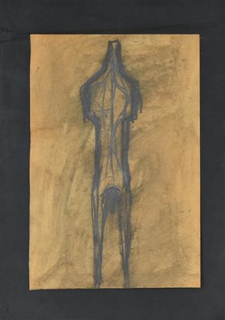 Sergio Ragalzi NUDO DI SPALLE grafite su carta, cm 38x25