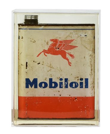 Giorgio Ghost MOBILOIL inclusione di olio per motore con resina, cm 24,5x18...