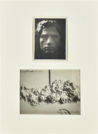 Arrigo Minerbi L'ASCETA fotografia vintage, cm 12x9 sul fronte: titolato...