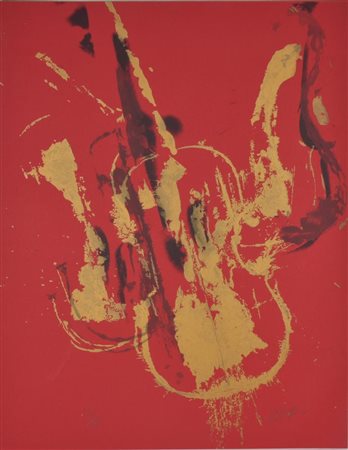 Arman Violino 6 serigrafia su carta, cm 65x50 esemplare 38 su 125 sul fronte:...