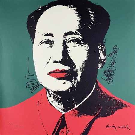 Andy Warhol MAO litografia su carta, cm 59,7x59,9 esemplare 1115/2004 sul...