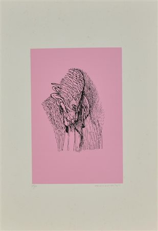 Remo Brindisi PASTORALE litografia, foglio cm 50x35 firmato e numerato...