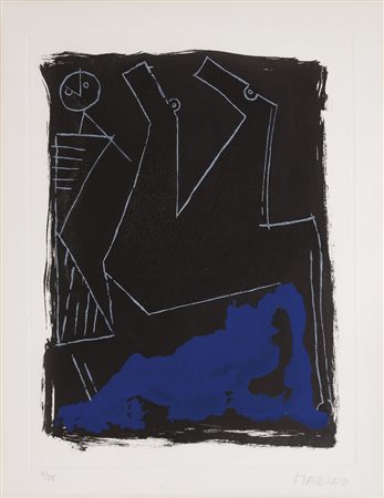 Marino Marini 1901 - 1980 Mattutino, 1963 Incisione 50.5 x 38 cm (19.88 x...