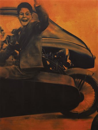 Federico Guida 1969 Senza titolo, 1996 Olio su tela riportato su tavola 160 x...