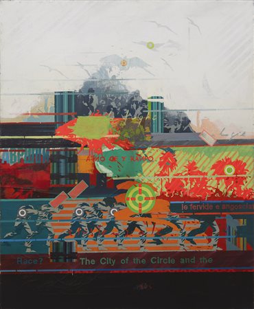 Fernando De Filippi 1940 Paesaggio urbano n. 7, 1969 Acrilico su tela 100 x...