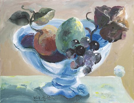 Ercole Pignatelli 1935 Natura morta, 1995 Smalti idrosintetici su tela...