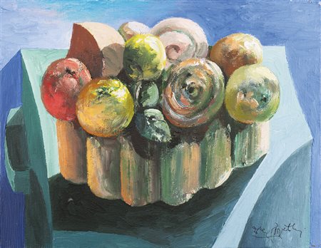 Ercole Pignatelli 1935 Basamento sul mobile, 1995 Smalti idrosintetici su...