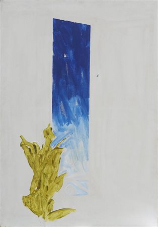 Mario Schifano 1934 - 1998 Senza titolo, 1972 - 74 Smalto su tela 100 x 70 cm...