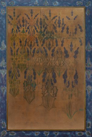 Giacomo Balla 1871 - 1958 Fiori stilizzati: prova di colore; Motivo per...