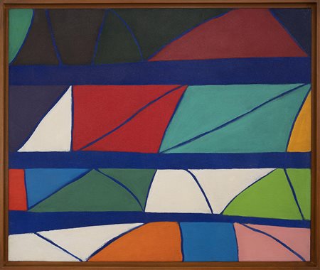 Piero Dorazio 1927 - 2005 Senza titolo, 1973 Olio su tela 50 x 60 cm (19.69 x...