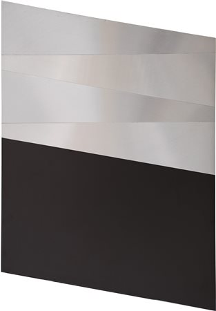 Getulio Alviani 1939 - 2018 Studio, 1992 Alluminio e lamina in acciaio 50 x...