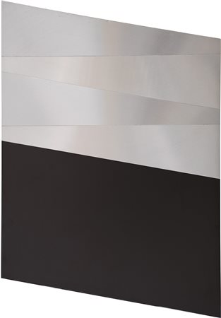 Getulio Alviani 1939 - 2018 Studio, 1992 Alluminio e lamina in acciaio 50 x...