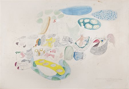 Gastone Novelli 1925 - 1968 Sellawie von Fritz von Herzmanovsky - Orlando,...